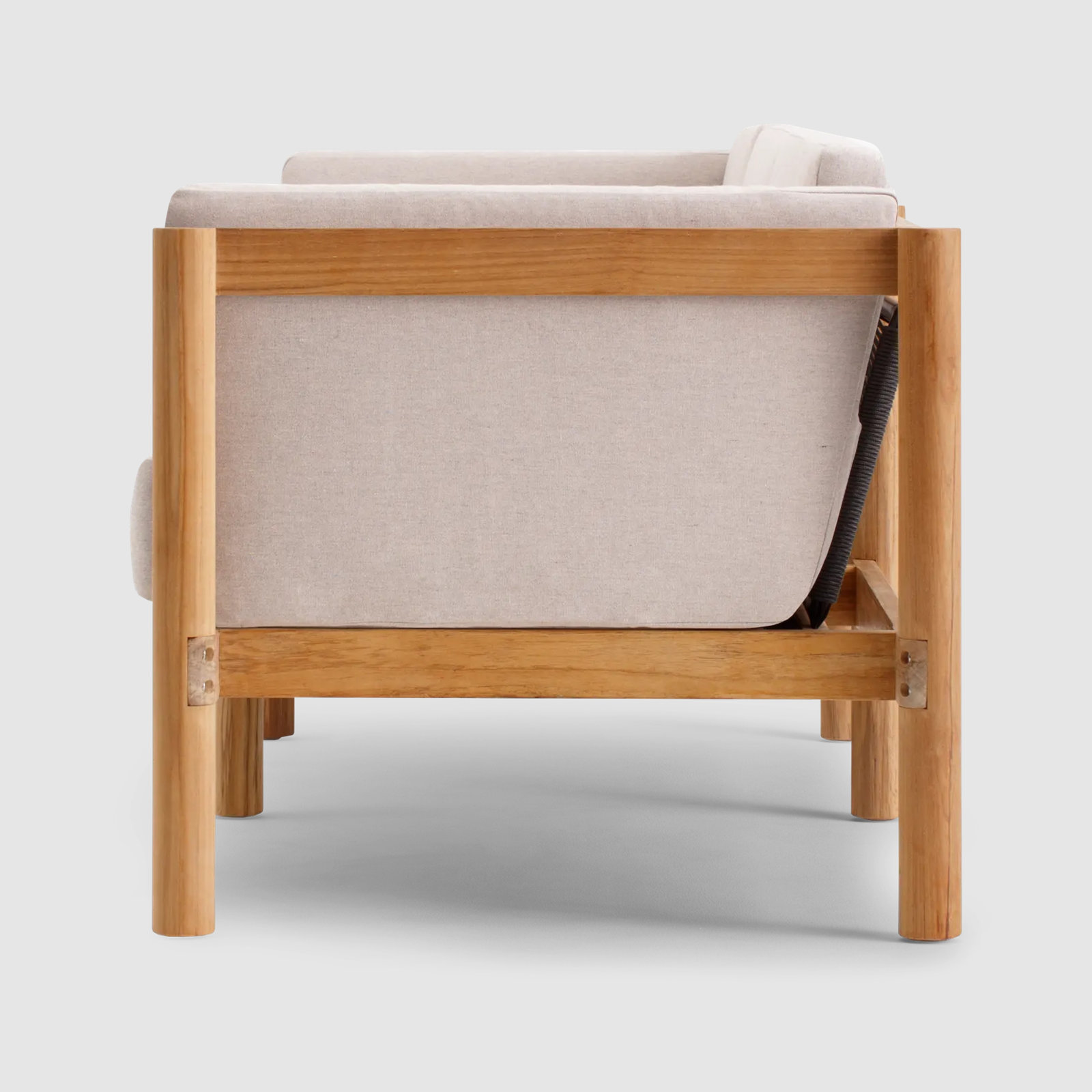 Haven 66" Sunbrella® Patio Loveseat, Sunbrella Ashe