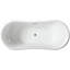 Baignoire de trempage autoportante 71 "x 31,5" Ancona