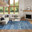 Tapis d'intérieur moderne bleu argent 9 pi 9 po x 13 pi 9 po Nourison Taylorrose-708208983-719886442