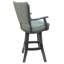 Tabouret en bois Callisnagh - vinyle beige - brun-472149020-472149008