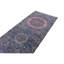 Hand Knotted Wool Area Rug in Silver