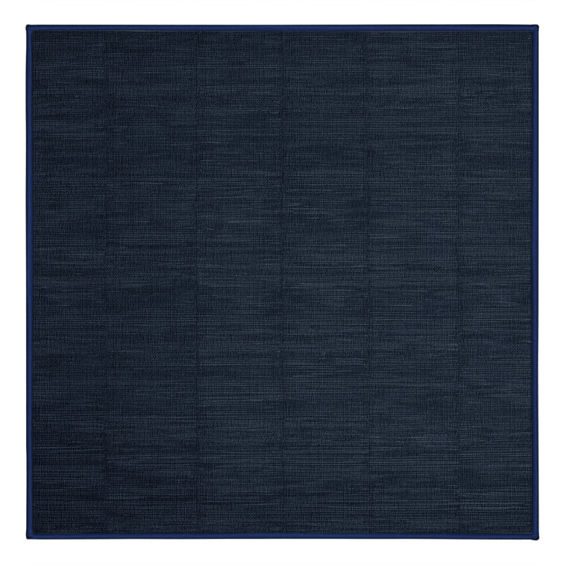 Tapis gris uni lavable à la machine, Carré 3 pi
