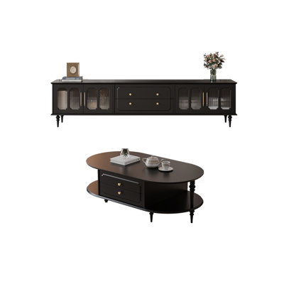 American modern medieval style TV stand