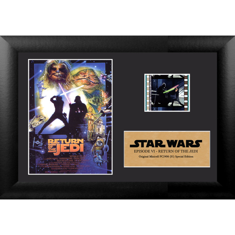 Présentoir de bureau avec support Star Wars Return of Jedi FilmCells