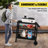 Bernece Outdoor Grill Dining Cart Movable BBQ Trolley with Two Wheels-590440097