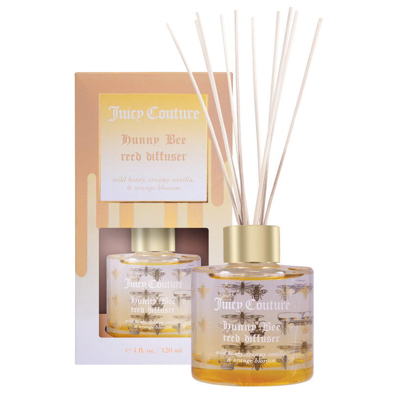 Diffuseur de roseaux Juuche Couture Hunny Bee, Orange, Fruité