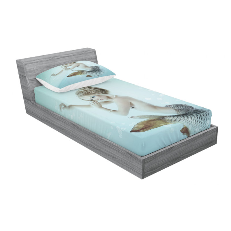 Microfiber Sheet Set, Twin Sheet Set with Fitted Sheet