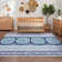 Vintage Machine Washable Oriental Accent Rugs, Non-Slip Traditional Floor Mat, Stain-Resistant Low Pile Indoor Carpet for Living Room