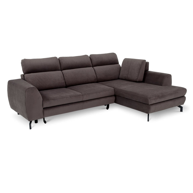 Dylon 5 Seater Sofa Bed, Right Hand Facing, Grey