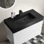 Lavabo de salle de bain pour salle de bain - Attente murale moderne, amplificateur de rangement à double tiroir, poignée silencieuse, poignée élégante de 36 po de capacité, glissières silencieuses et apparence élégante-1551021067-1551021069