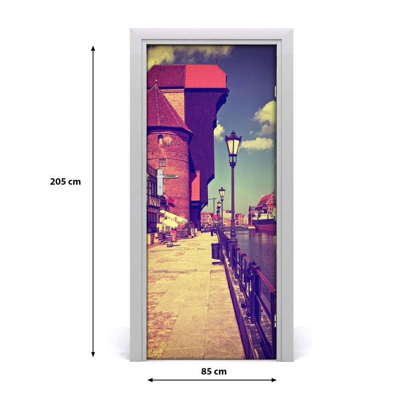 Gdansk Poland Door Decal
