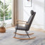 Chaise d'appoint moderne à bascule confortable pour chambre de bébé, chambre à coucher et salon-357687773