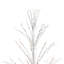 Décoration de Noël arbre de Noël blanc avec lumières blanches-1088850285