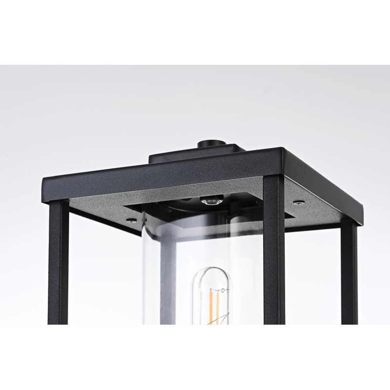 Mickle 6 Inch Outdoor Post Light in Black