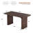 62" Rectangular Dining Table for 6–8, Wooden Kitchen Table with Double Pedestal Base, Sturdy Dining Table for Dining Room, Kitchen & Living Area-1859598228