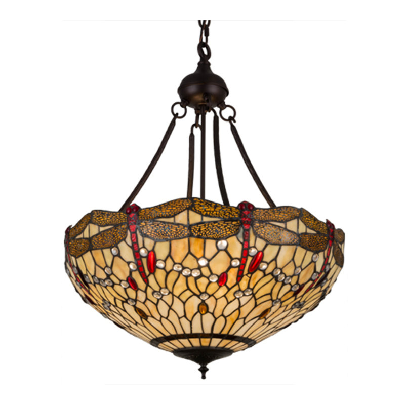 Tiffany Hanginghead Dragonfly 4 - Light Pendant