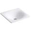 Iron Tones® Metal Rectangular Drop-In Bathroom Sink-267830281