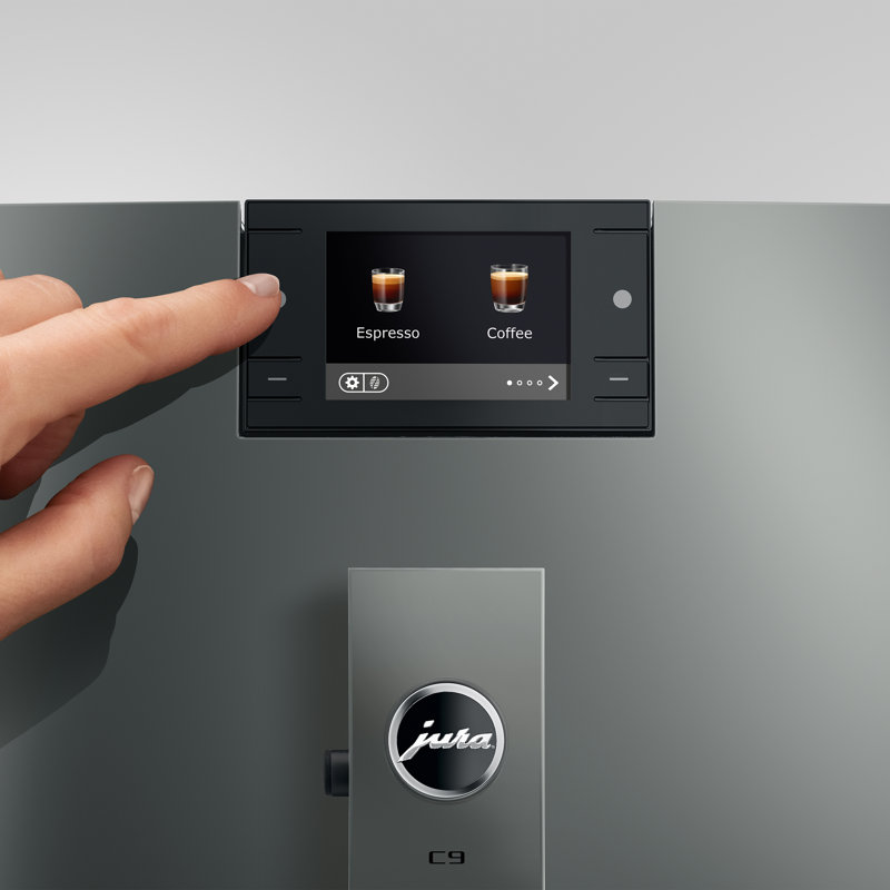 C9 Coffee And Espresso Machine, Dark Inox