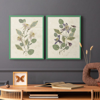 Pressed Arrangement III - Reproduction encadrée de qualité supérieure - prêt à être accroché - aucun clou requis - aucun clou requis