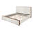 Kaleea Upholstered Queen Bed in Beige and Walnut