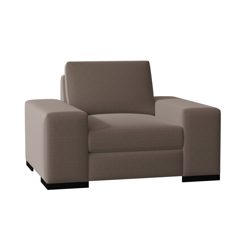 Fauteuil club Harrison, Dauphin Marlow, Noir, Plumes / duvet