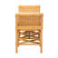 Banc en rotin brun moderne Modern Bohemian