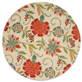 Hand Tufted Wool Floral Area Rug