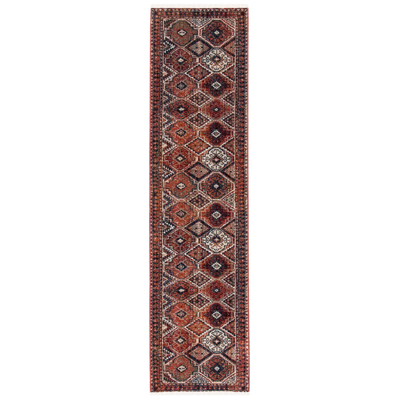 Kiester 300 Performance Geometric Rug, Runner 2' x 8'