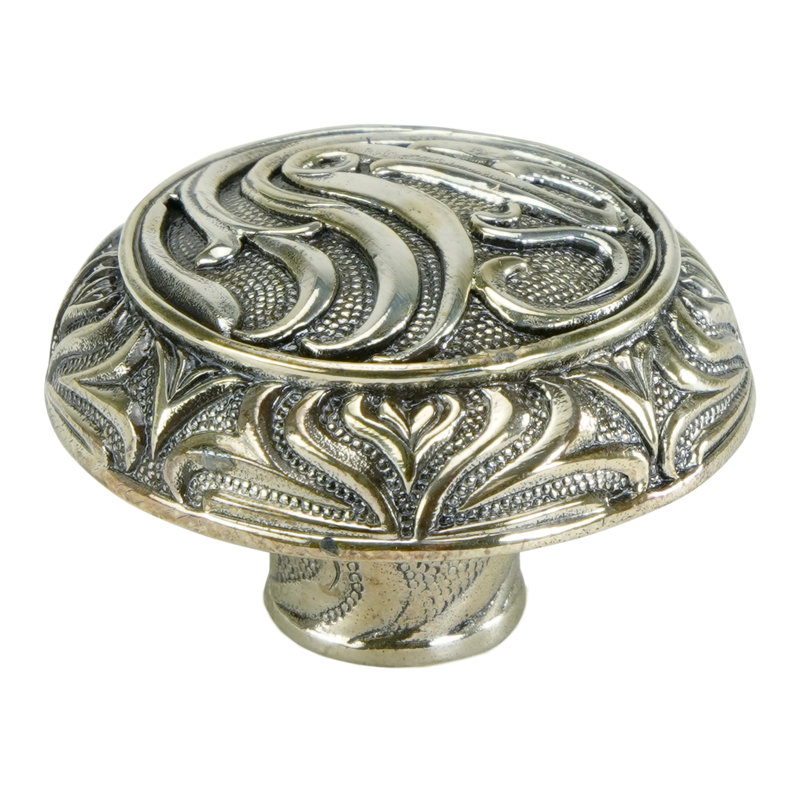 ASSORTED KNOB IN PLATE, 1 19/50", Sliver