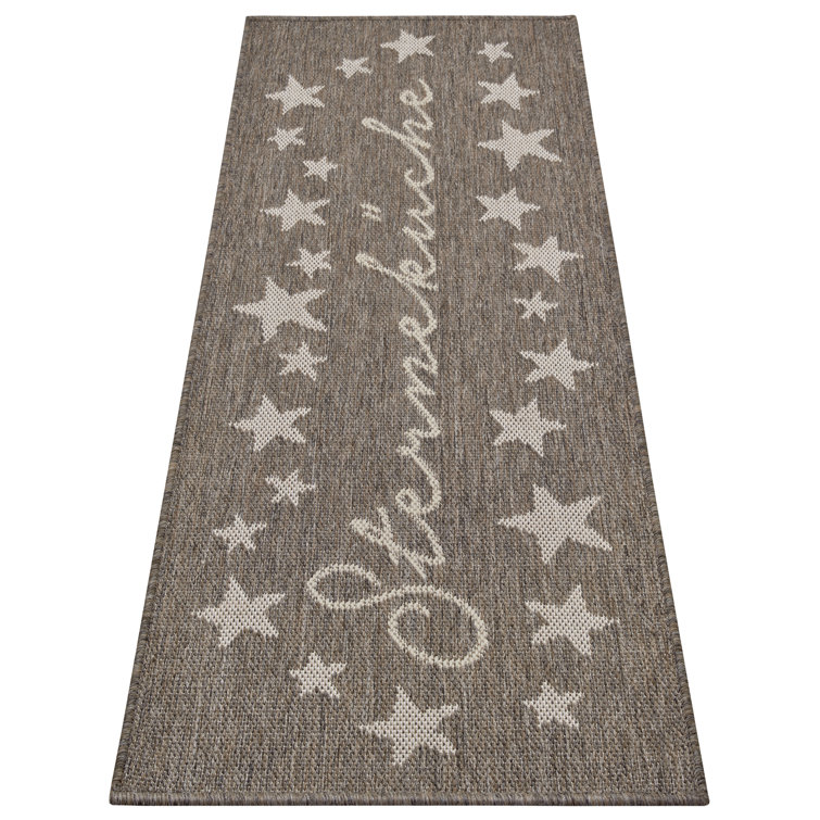 Machine Woven Brown Indoor Rug