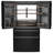 Café ENERGY STAR 23.2 Cu. Ft. Smart Counter-Depth 4-Door French-Door Refrigerator With Dual-Dispense Autofill Pitcher-106550682