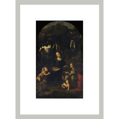 Madonna of the Rocks by Leonardo da Vinci -Framed Giclee Print