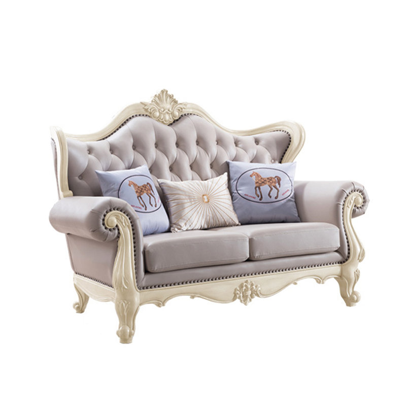 European Style Sofa Solid Wood Sofa