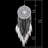  Handmade White Feather Dream Catcher Wall Decor