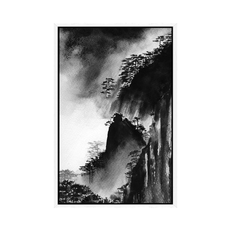 Sacred Mountain by Melissa Selmin - Gallery-Wrapped Canvas Giclée on Canvas, 66.04 cm H x 45.72 cm W, White Framed