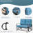 Adelphia Wicker Outdoor Glider-1241109415