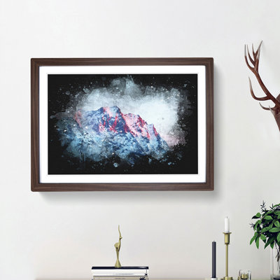 Mountain Peak in Russia - Picture Frame Graphic Art Print