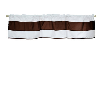 Lilly Cotton Blend Striped Tailored Window Valance