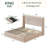 Beige Upholstered King Bed, Upgrade Your Bedroom with Wingback Tufted Headboard and Large Storage Drawers-347303670