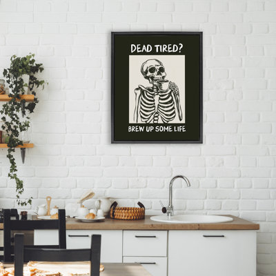 Cadre flottant Brew Up Life Coffee, design par JJ Design House LLC
