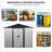 8Ft X 4Ft Outdoor Metal Storage Shed With Window And Metal Foundation For Backyard-123513325