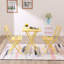 Ensemble bistro 3 pièces de table carrée pliable et chaises-861189387