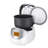 CUCKOO CR-0632F 6-Cup (Uncooked) / 12-Cup (Cooked) Micom Rice Cooker with Nonstick Inner Pot, 11 Menu Modes, LCD Display, Fuzzy Logic Tech, Auto Clean (White/Grey) Multifunctional Rice Maker and Warmer
