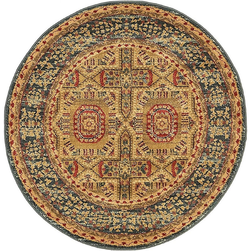 Palazzo Oriental Indoor Rug, Round 8'