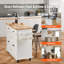 Fisnike 39.55‘’ Kitchen Island With Solid Wood Top