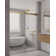 44" - 48" W x 77" H Contemporary Frameless Double Sliding Shower Door with 3/8" Clear Glass