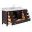 Meuble-lavabo sur pied simple 67 po avec plateau en marbre Cambridge-90865209-132365652