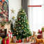 Arbre de Noël vert pin artificiel réaliste et pommes de pin-636331671