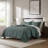 Quebec Balsam Green Reversible 3-Piece King/Cal King Quilt Set-891842154-814713744