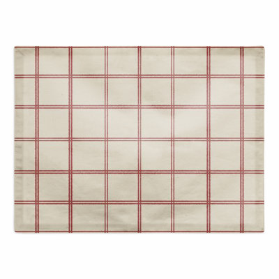 Nathael Cotton Plaid Rectangle Placemat
